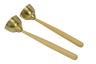 Hand Bell Sold as a Pair 6 1/2” 